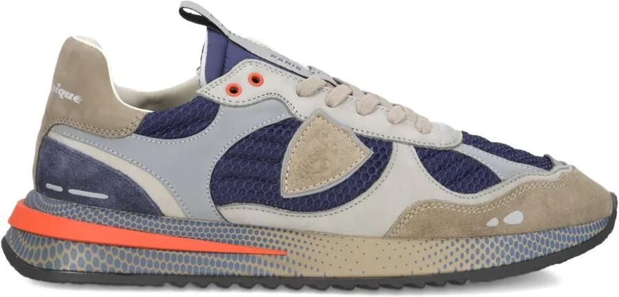 Philippe Model Paris Olympique sneakers met mesh vlakken Blauw