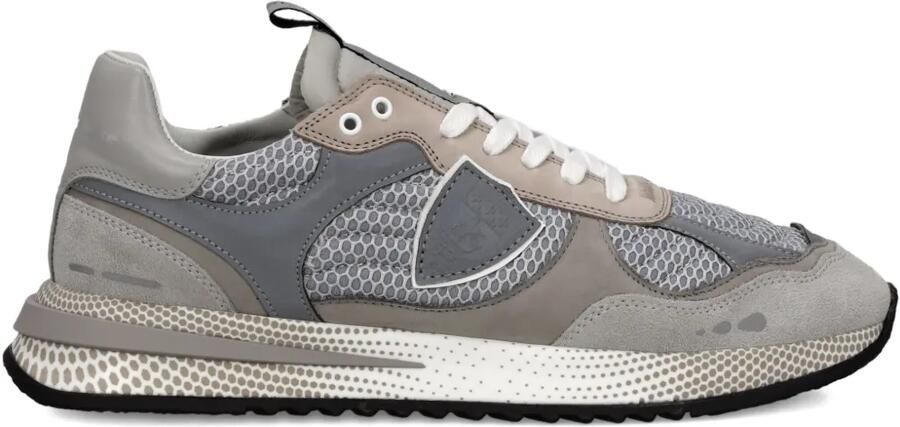 Philippe Model Paris Olympique sneakers met mesh vlakken Grijs