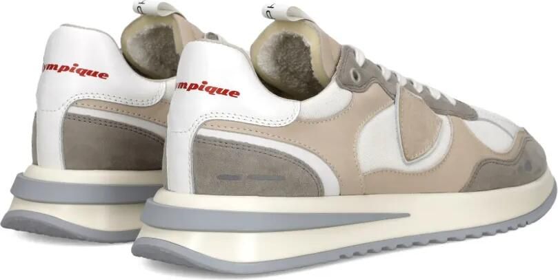 Philippe Model Paris Olympique sneakers met ronde neus Beige - Foto 3