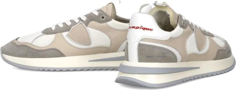 Philippe Model Paris Olympique sneakers met ronde neus Beige - Foto 5