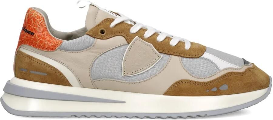 Philippe Model Paris Olympique sneakers met ronde neus Beige