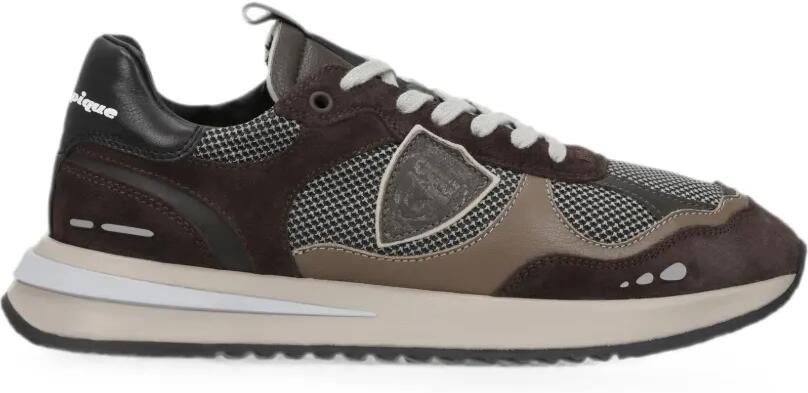 Philippe Model Paris Olympique sneakers met vlakken Bruin