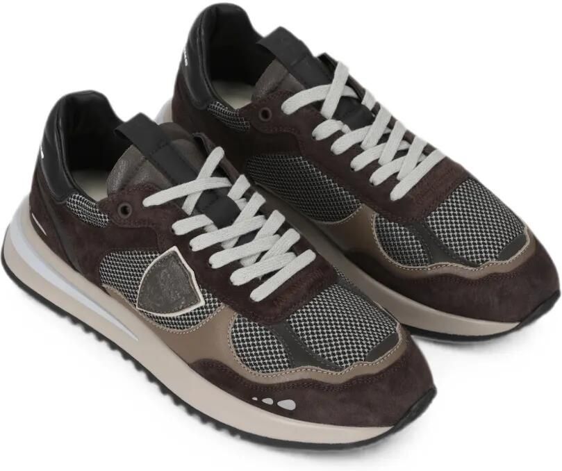 Philippe Model Paris Olympique sneakers met vlakken Bruin - Foto 3