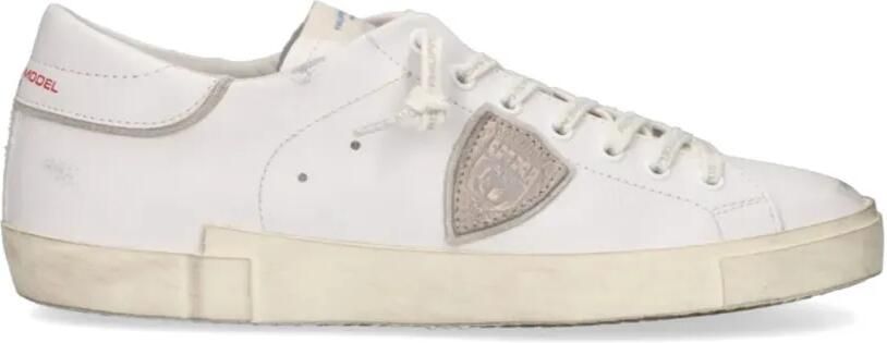 Philippe Model Paris panelled leather sneakers Wit