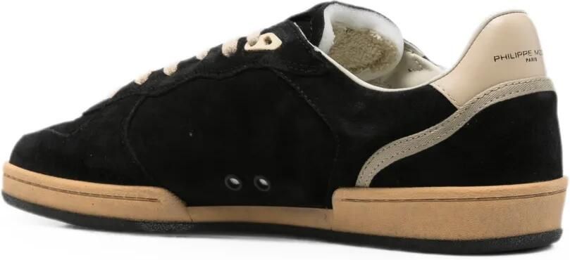Philippe Model Paris Pgal Low sneakers met logopatch Zwart - Foto 3