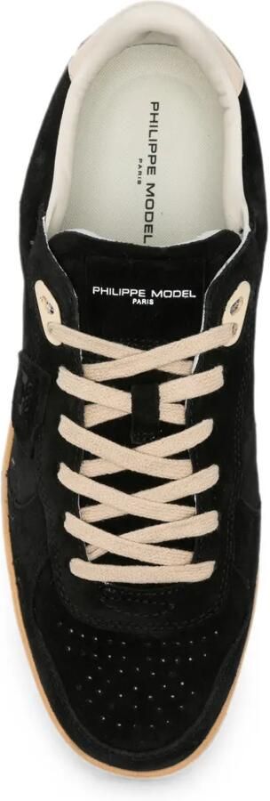 Philippe Model Paris Pgal Low sneakers met logopatch Zwart - Foto 4
