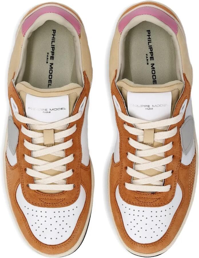 Philippe Model Paris Pgal Low sneakers met vlakken Bruin - Foto 2