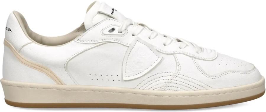 Philippe Model Paris Pgal sneakers met geperforeerd vlak Wit