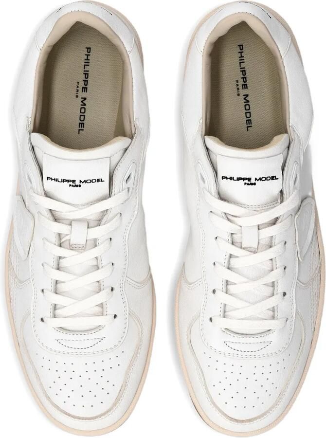 Philippe Model Paris Pgal sneakers met geperforeerd vlak Wit - Foto 2