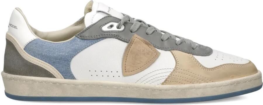 Philippe Model Paris Pgal sneakers met vlakken Wit