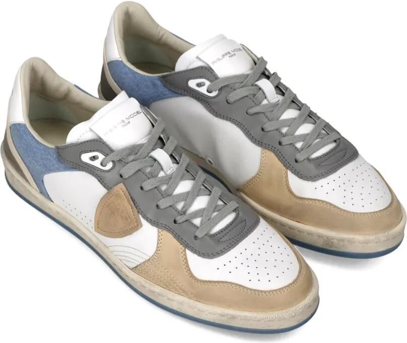 Philippe Model Paris Pgal sneakers met vlakken Wit - Foto 3