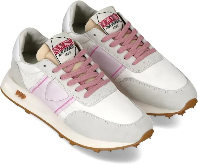 Philippe Model Paris Pink Tour gewatteerde low-top sneakers Grijs - Foto 3