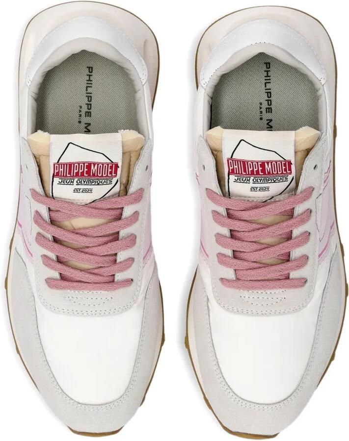 Philippe Model Paris Pink Tour gewatteerde low-top sneakers Grijs - Foto 2