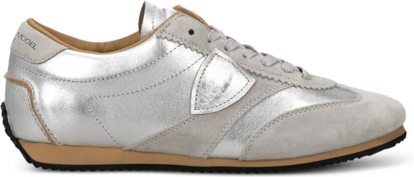 Philippe Model Paris Planche Low sneakers met vlakken Zilver