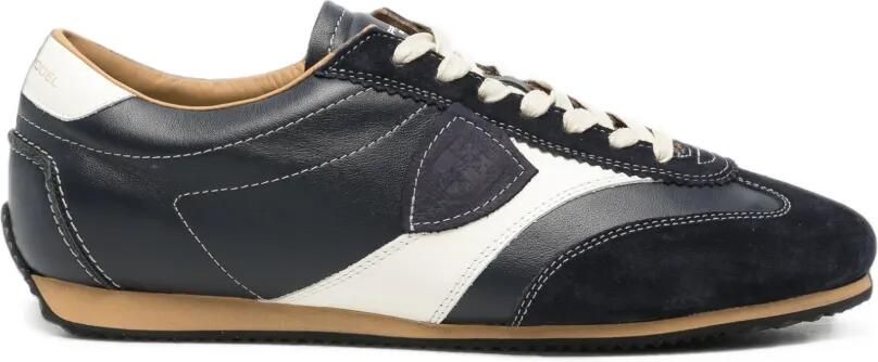 Philippe Model Paris Planche sneakers met vlakken en logo-patch Blauw