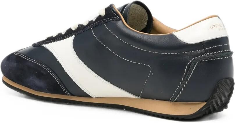 Philippe Model Paris Planche sneakers met vlakken en logo-patch Blauw - Foto 3