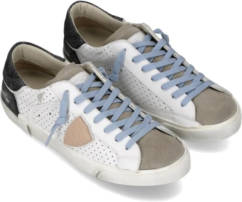 Philippe Model Paris PRSX geperforeerde sneakers Wit - Foto 3