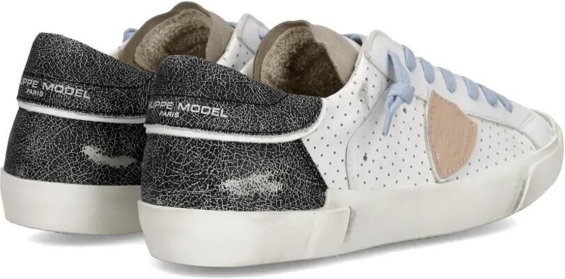 Philippe Model Paris PRSX geperforeerde sneakers Wit - Foto 4