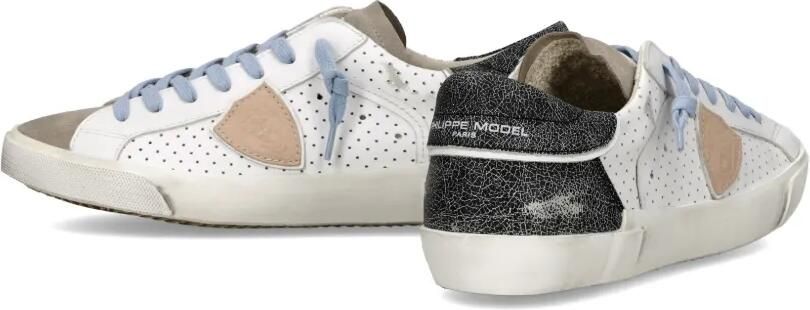 Philippe Model Paris PRSX geperforeerde sneakers Wit - Foto 5