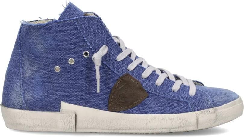 Philippe Model Paris Prsx high-top canvas sneakers Blauw