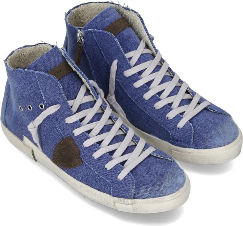 Philippe Model Paris Prsx high-top canvas sneakers Blauw - Foto 3