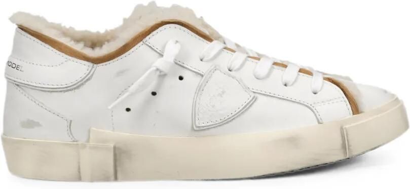 Philippe Model Paris PRSX lammy sneakers Wit