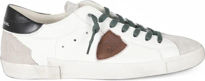 Philippe Model Paris PRSX logo-patch panelled sneakers Wit