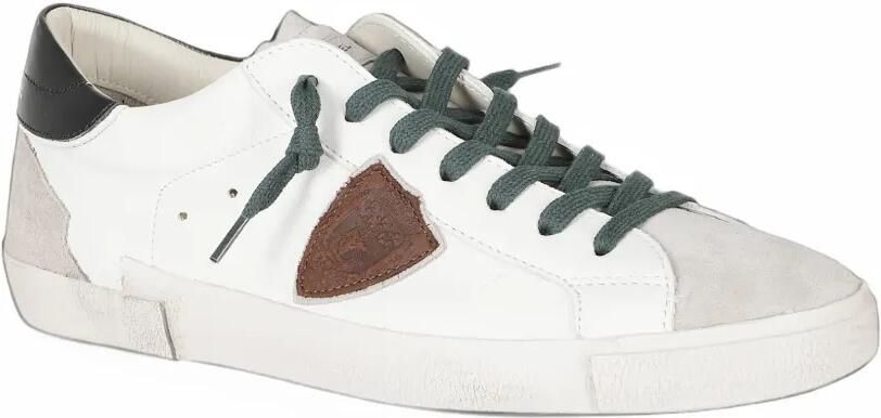 Philippe Model Paris PRSX logo-patch panelled sneakers Wit - Foto 2
