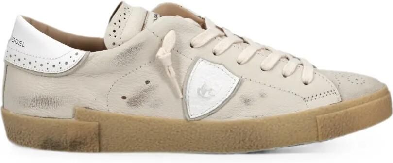 Philippe Model Paris Prsx Low gerafelde sneakers Beige