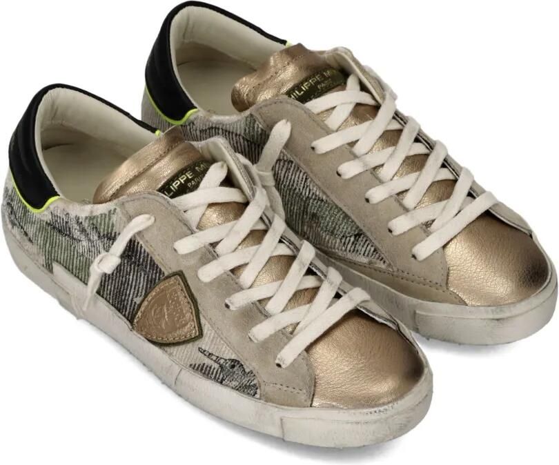 Philippe Model Paris PRSX Low sneakers Goud - Foto 3