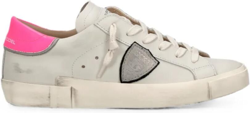 Philippe Model Paris PRSX Low sneakers met logo-patch Beige