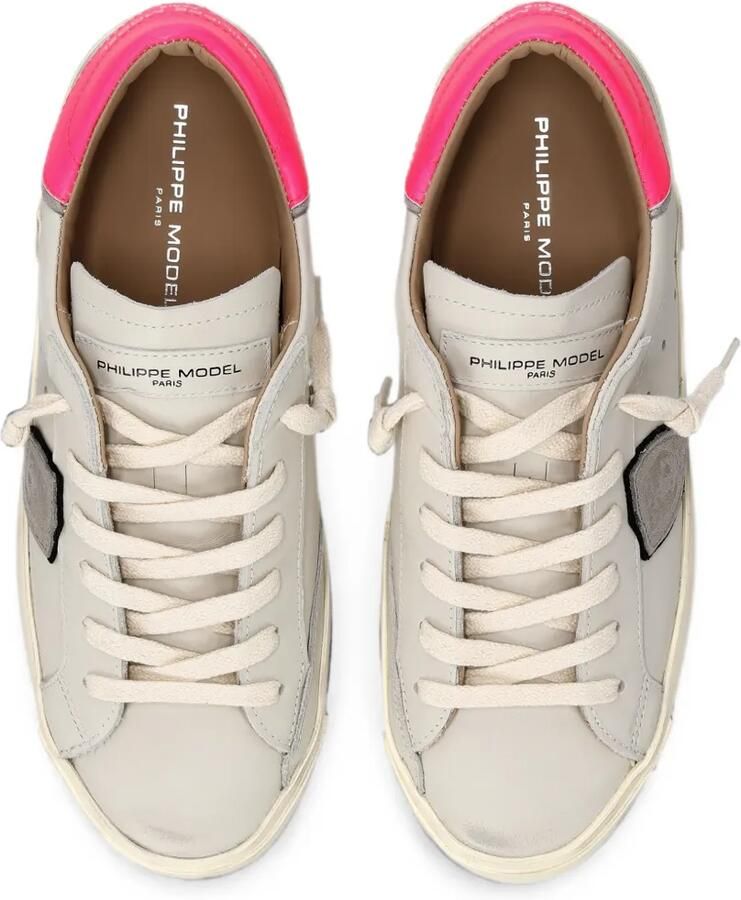 Philippe Model Paris PRSX Low sneakers met logo-patch Beige - Foto 2