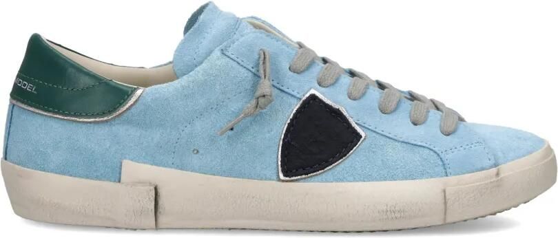 Philippe Model Paris Prsx Low sneakers met triangel patch Blauw