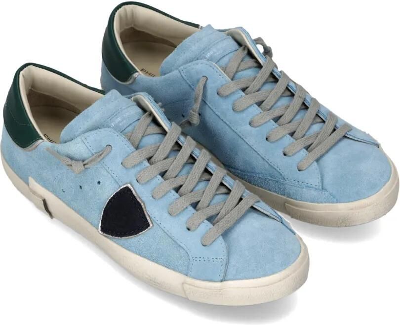 Philippe Model Paris Prsx Low sneakers met triangel patch Blauw - Foto 3