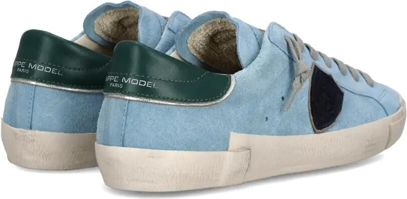 Philippe Model Paris Prsx Low sneakers met triangel patch Blauw - Foto 4