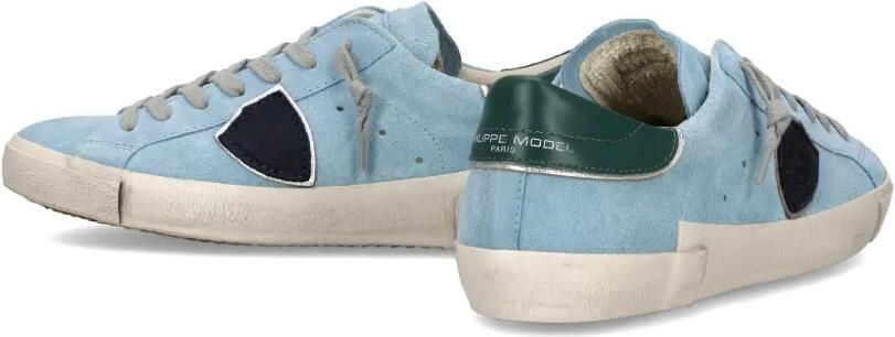 Philippe Model Paris Prsx Low sneakers met triangel patch Blauw - Foto 5