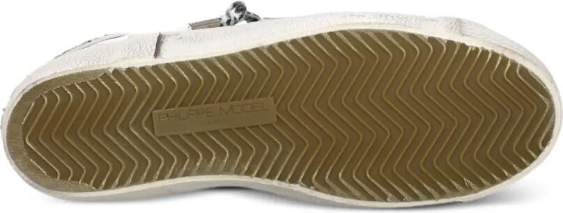 Philippe Model Paris PRSX low-top sneakers met glitter Wit - Foto 5