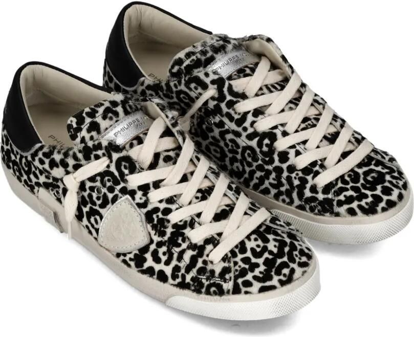 Philippe Model Paris Prsx low-top sneakers met luipaardprint Zwart - Foto 3