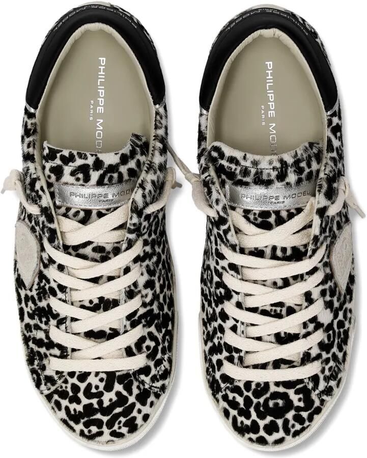 Philippe Model Paris Prsx low-top sneakers met luipaardprint Zwart - Foto 2