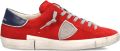 Philippe Model Paris Prsx sneakers met applicatie Rood - Rood