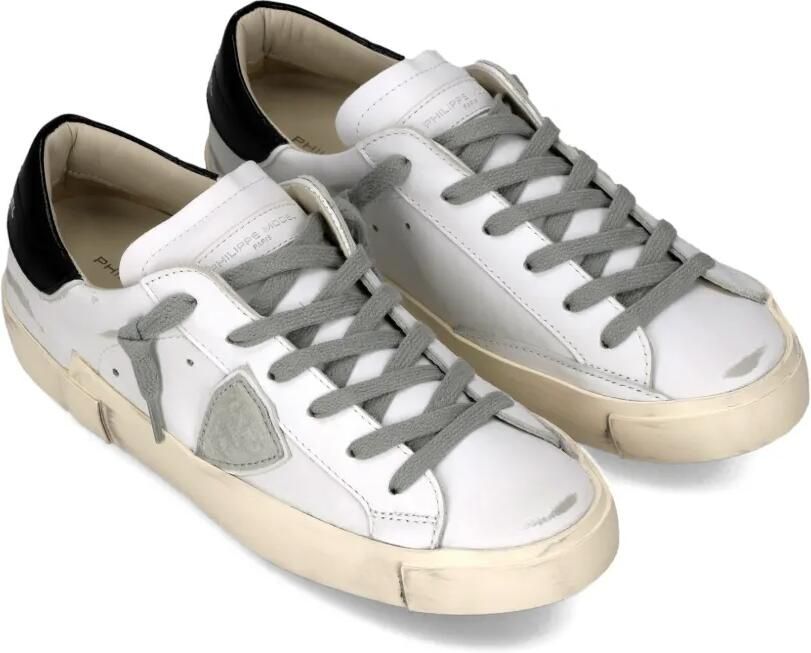 Philippe Model Paris Prsx sneakers met driehoekig patroon Wit - Foto 3
