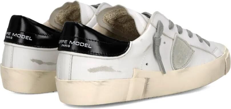 Philippe Model Paris Prsx sneakers met driehoekig patroon Wit - Foto 4