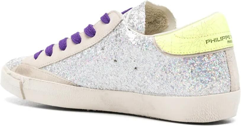 Philippe Model Paris Prsx sneakers met glitter Zilver - Foto 3