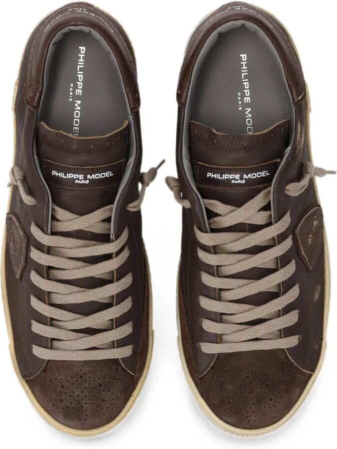 Philippe Model Paris Prsx sneakers met logo-patch Bruin - Foto 2