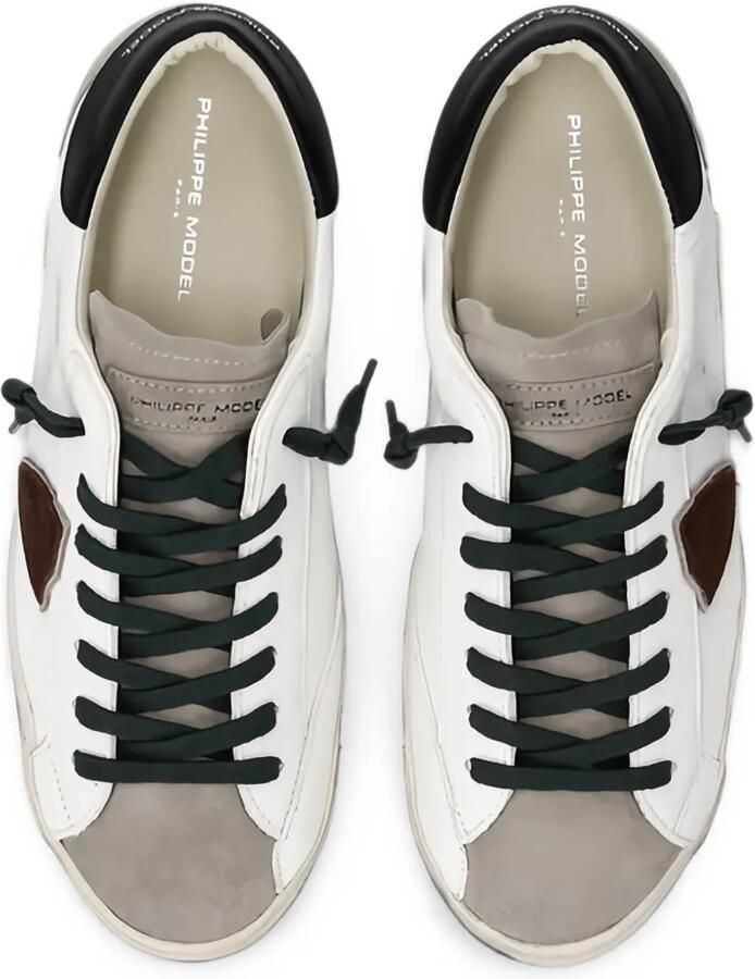 Philippe Model Paris Prsx sneakers met logo-patch en vlakken Wit - Foto 2
