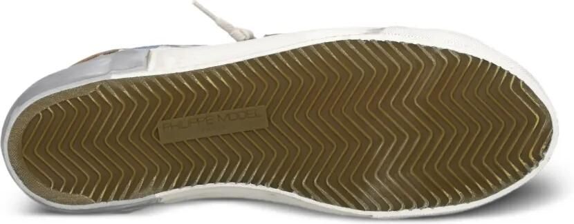 Philippe Model Paris Prsx sneakers met suède-applicatie Blauw - Foto 5