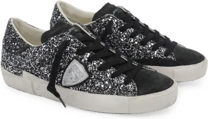 Philippe Model Paris Prsx sneakers verfraaid met pailletten Zwart - Foto 3