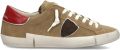 Philippe Model Paris Prsx suède sneakers met logo Beige - Beige