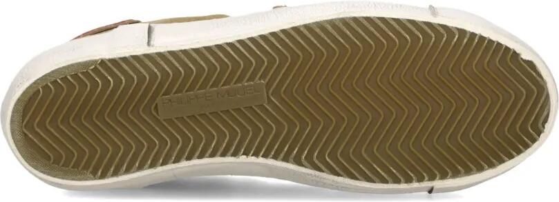 Philippe Model Paris Prsx suède sneakers met logo Beige - Foto 5