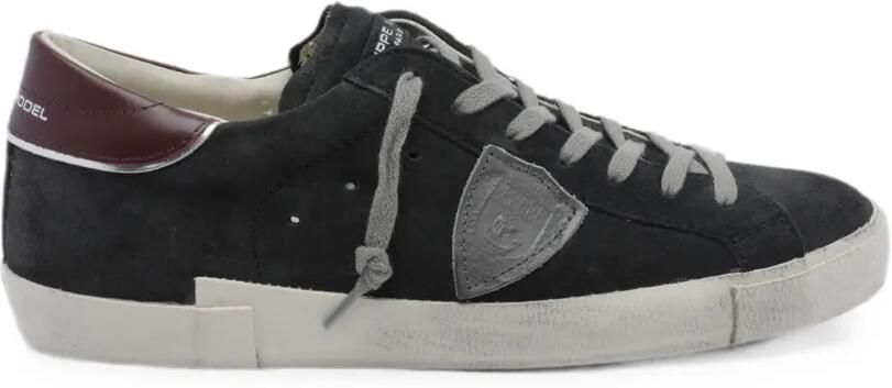 Philippe Model Paris Prsx suède sneakers Zwart